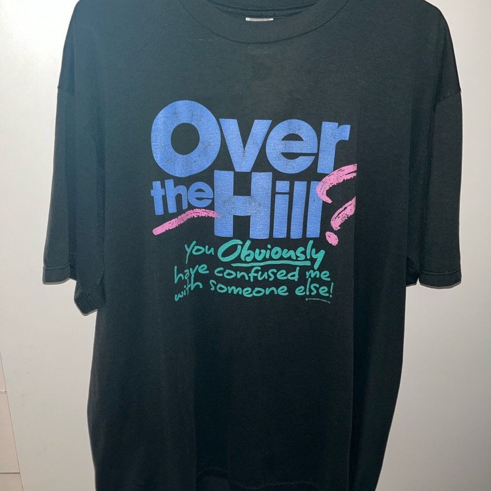 Jerzees Black T-Shirt with Vibrant Graphic